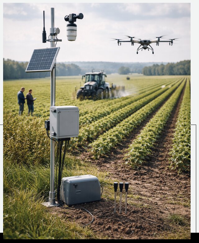 Разработка IoT мониторинга полей в Горячем Ключе от 8783 р. | АвикейГрч